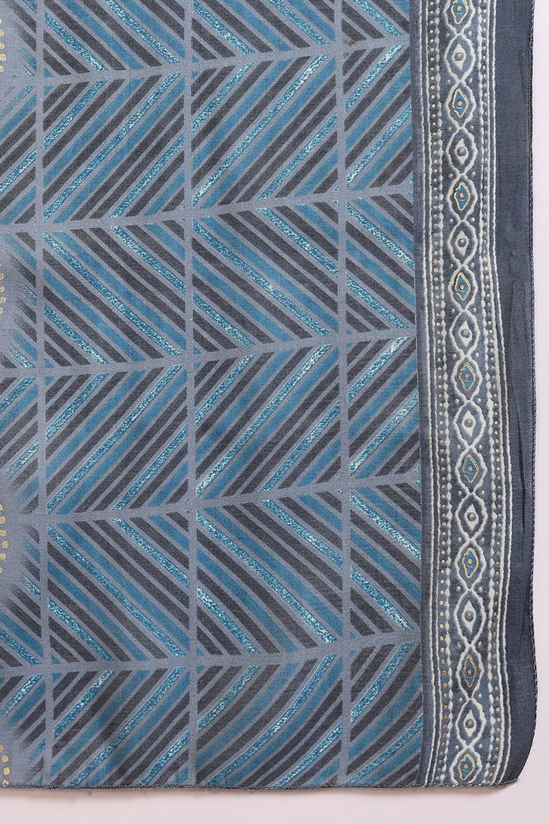 Grey-Silk-Blend-Straight-3-Piece-Kurta-Set