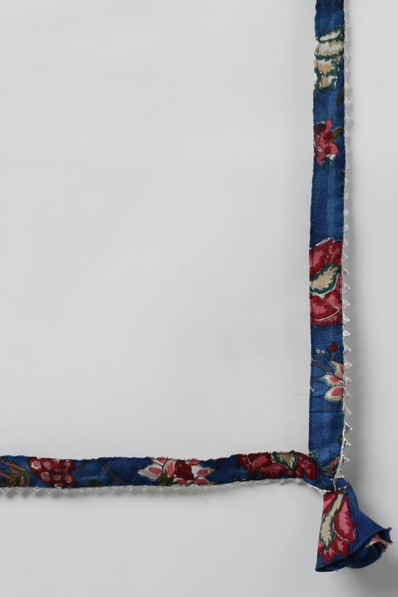 Blue-Rayon-Blend-Printed-3-Piece-Kurta-Set