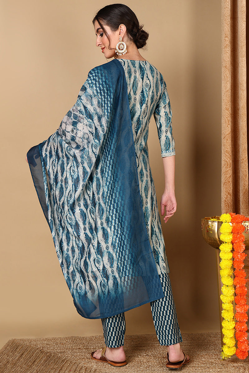 Blue-Cotton-Ethnic-Motifs-Printed-Yoke-Design-Suit-Set