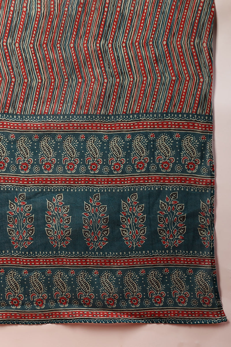 White-Silk-Blend-Embroidered-Straight-3-Piece-Kurta-Set