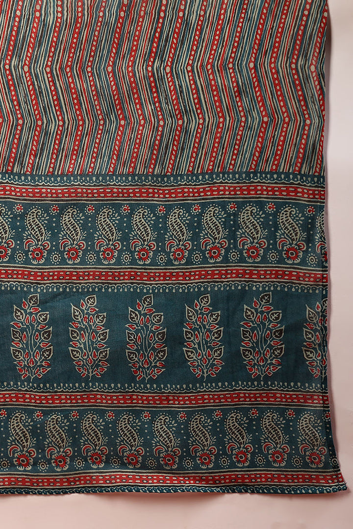 White-Silk-Blend-Embroidered-Straight-3-Piece-Kurta-Set