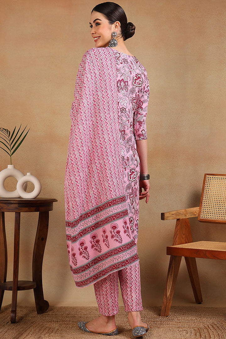 White-Silk-Blend-Embroidered-Straight-3-Piece-Kurta-Set