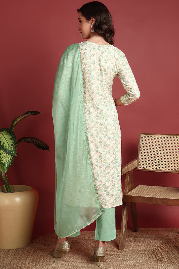 Green-Viscose-Rayon-Embroidered-Straight-3-Piece-Kurta-Set