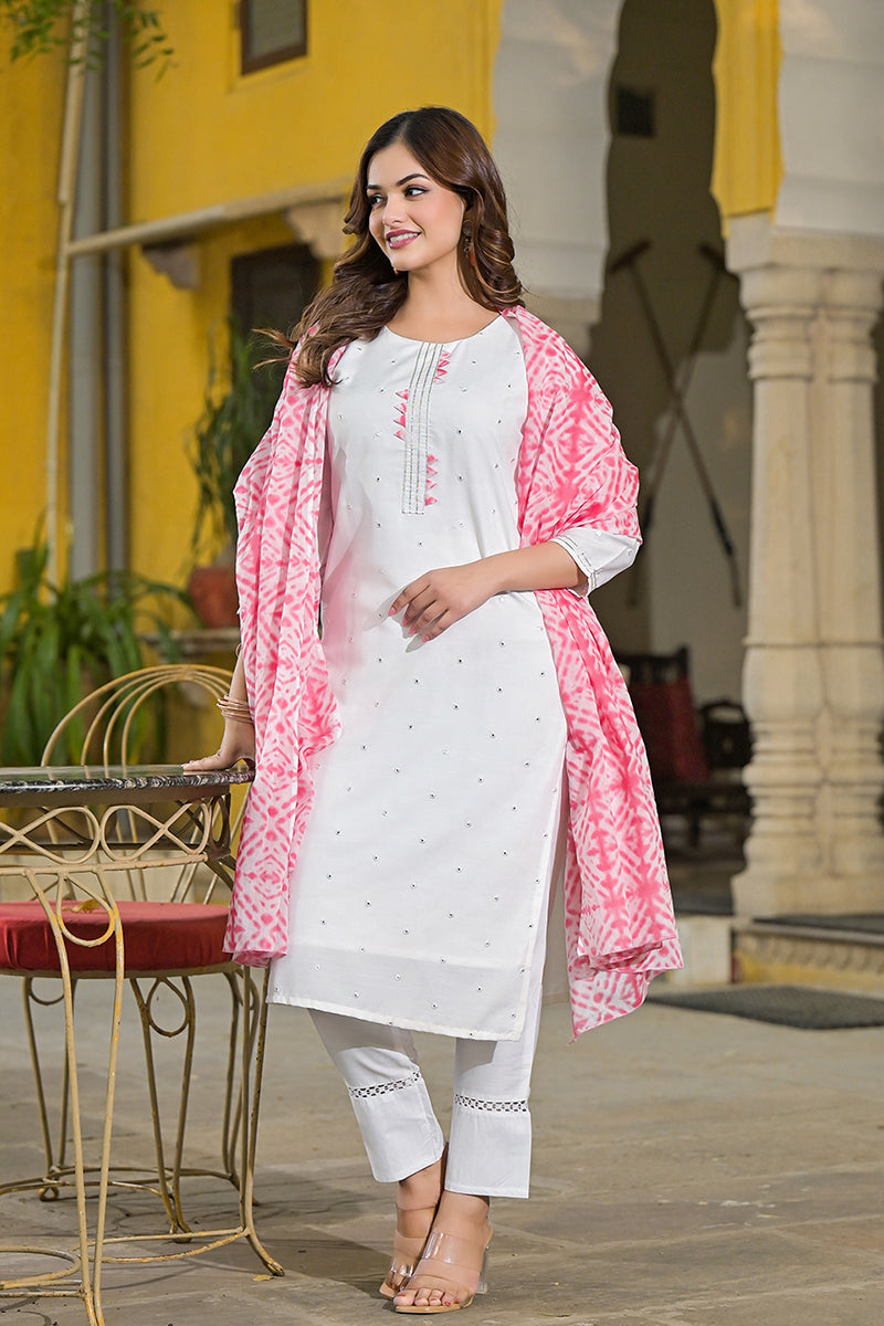 Pink-Rayon-Blend-Solid-Embroidered-Straight-Kurta-Set
