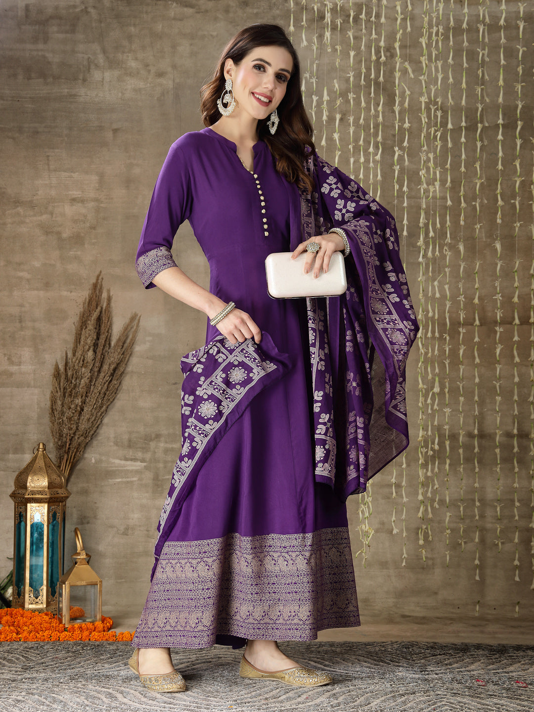 Violet-Rayon-2-Piece-Anarkali-Set