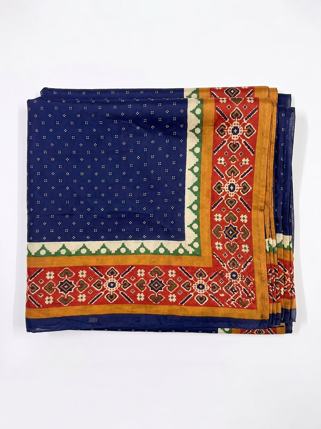Blue Ethnic Printed Dupatta