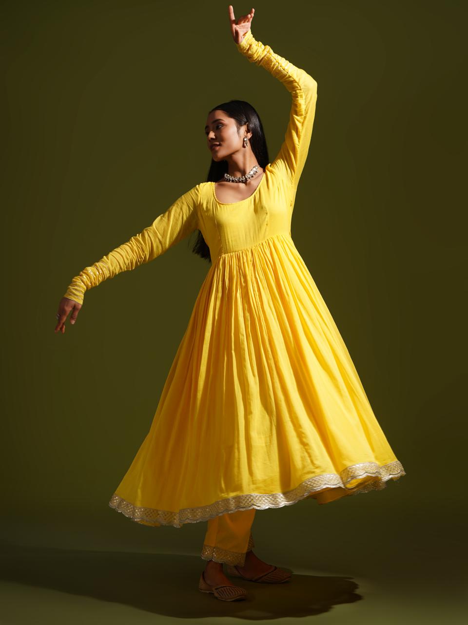 zeresouq-yellow-gathered-anarkali-suit-set