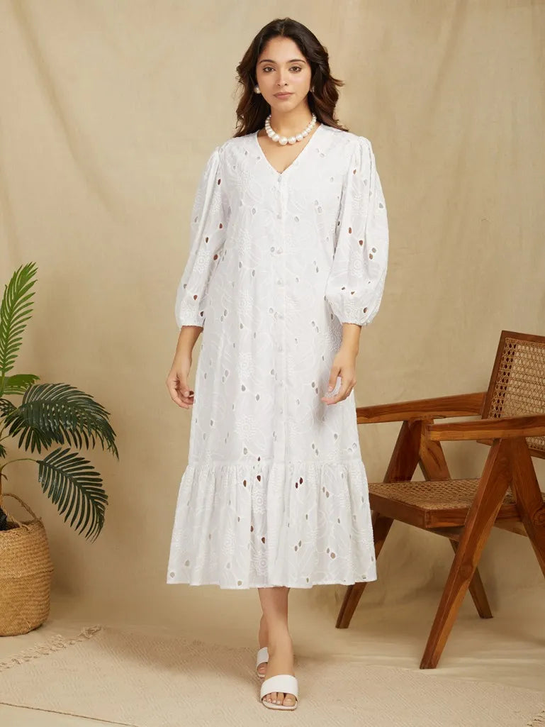 White-100%-Cotton-Broadried-Long-Dress