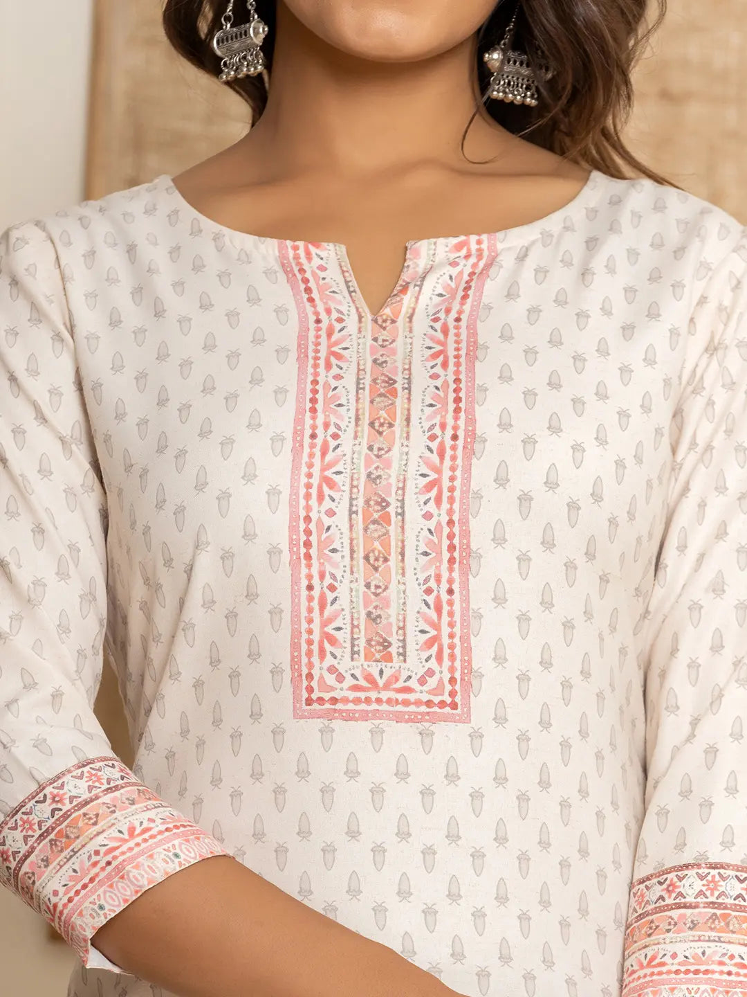 White-Cotton-A-Line-Digital-Print-Straight-Kurta