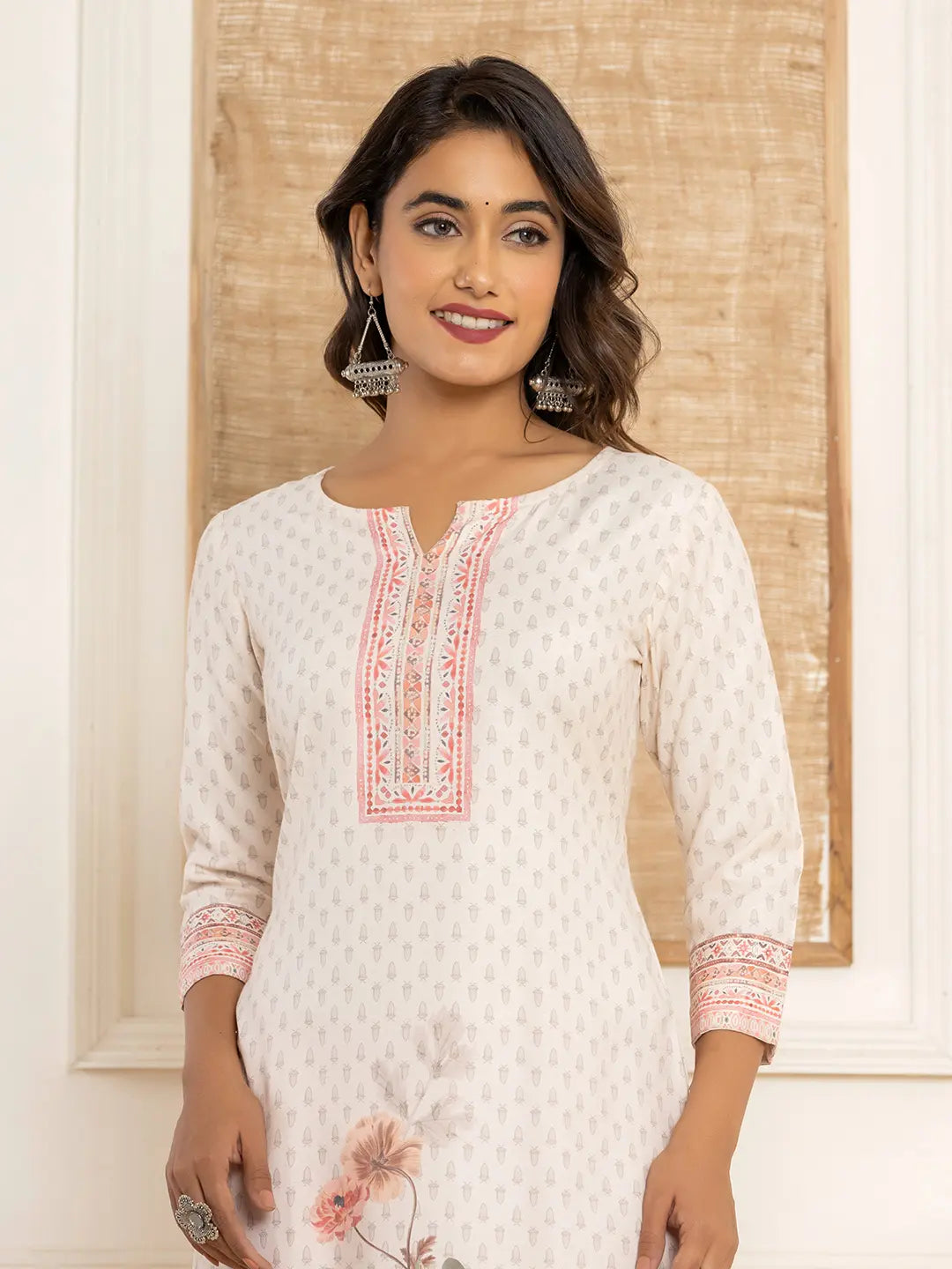 White-Cotton-A-Line-Digital-Print-Straight-Kurta