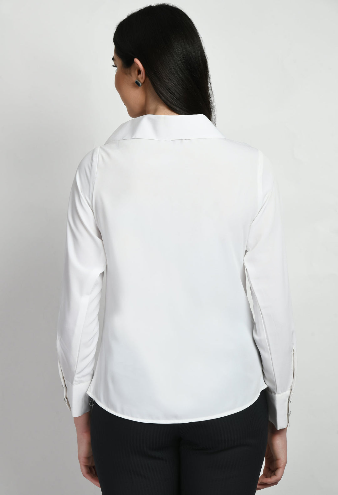 White-Cotton-Blend-Freshness-Cowl-Neck-Top