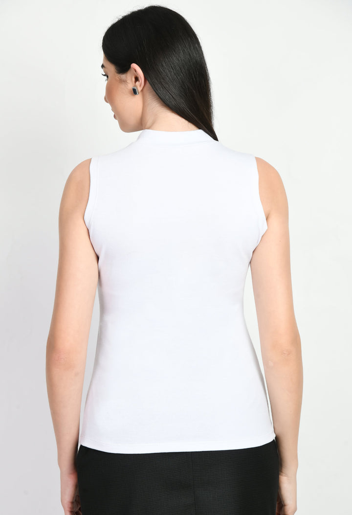 White-Cotton-Blend-Prudence-High-Neck-Sleeveless-T-Shirt