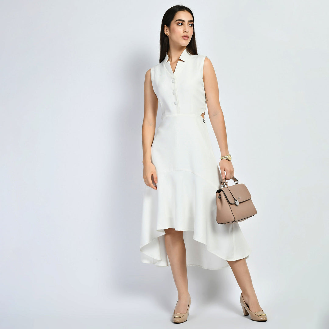 White-Cotton-Blend-Vivacity-Cut-Out-Maxi-Dress