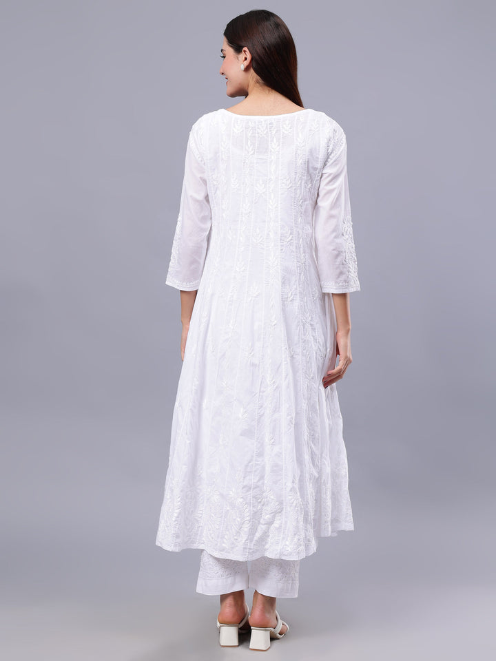 White-Cotton-Embroidered-Chikankari-Anarkali