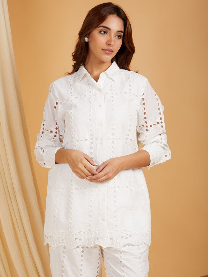 White-Cotton-Embroidered-Co-Ord-Set