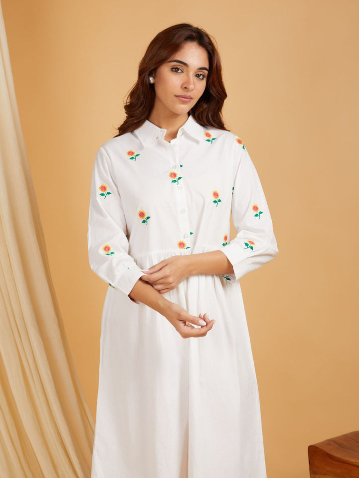 White-Cotton-Embroidered-Mini-Dress