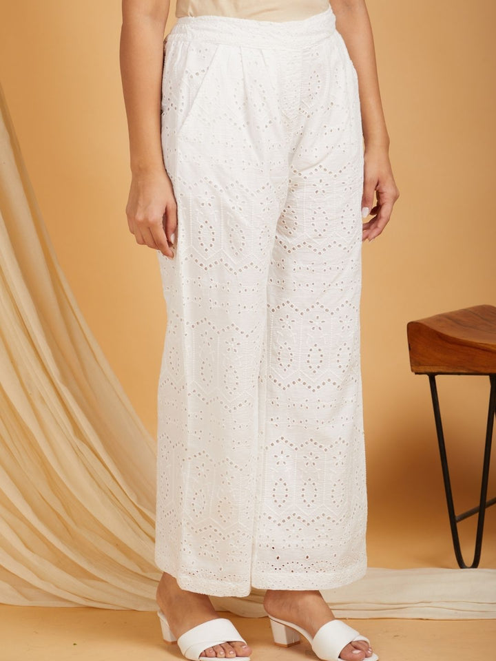 White-Cotton-Embroidered-Shirt-Collar-Co-Ord-Set