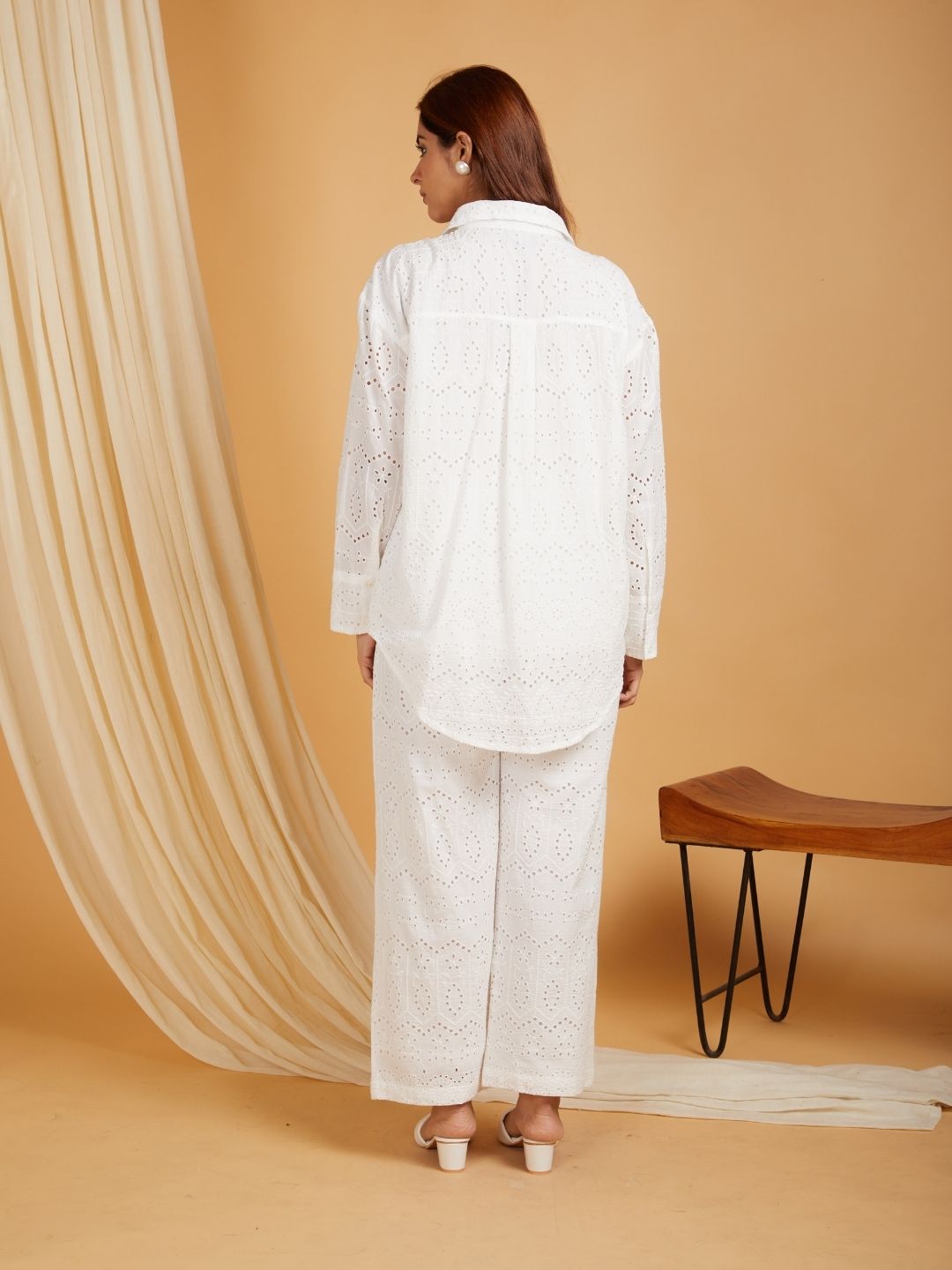 White-Cotton-Embroidered-Shirt-Collar-Co-Ord-Set