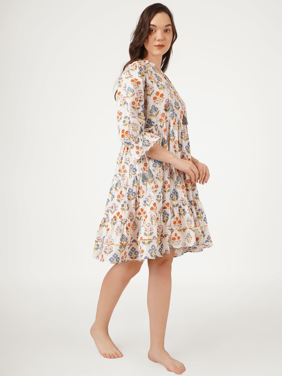 White-Cotton-Printed-Anti-Fit-Dress