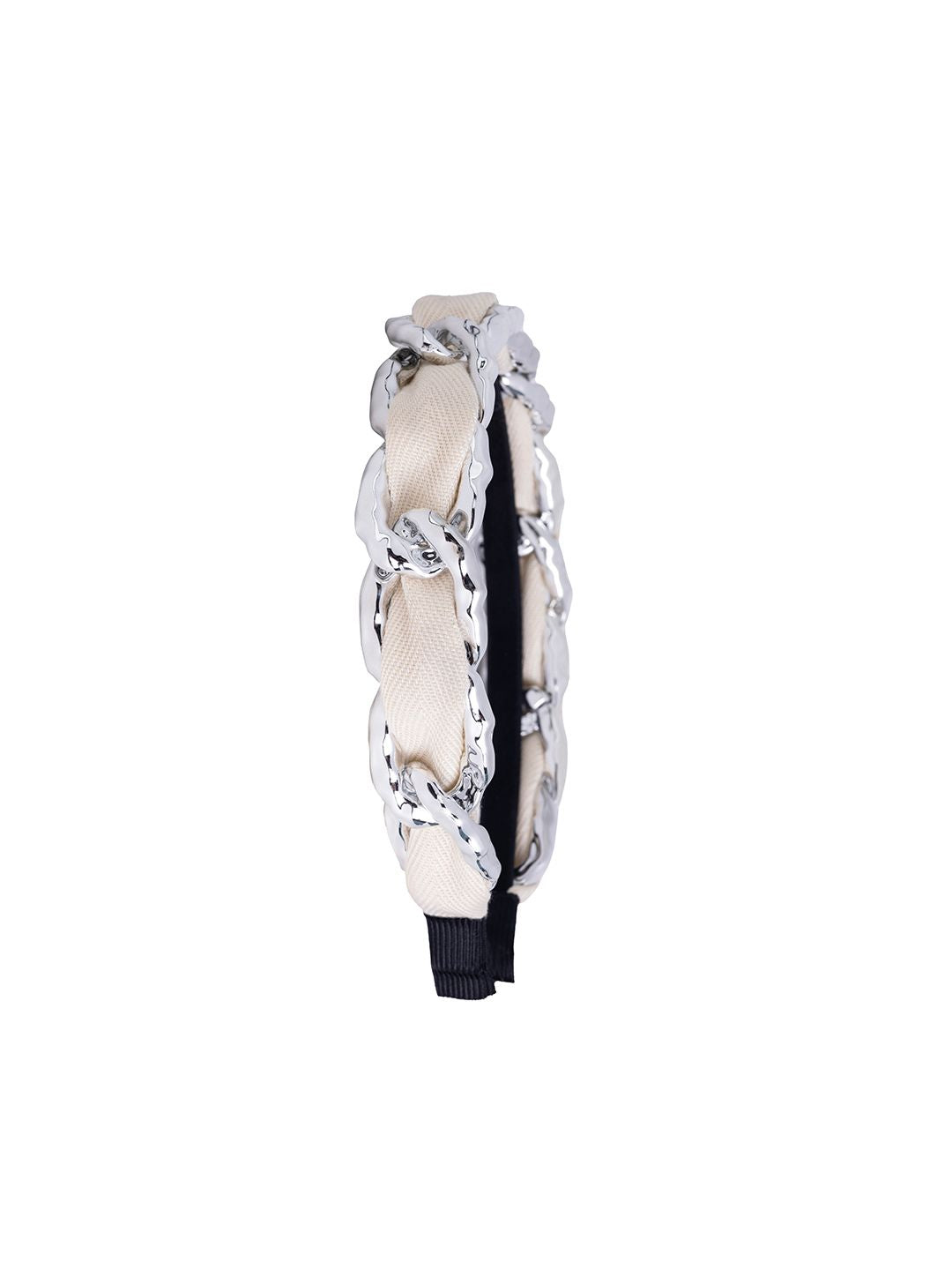 White-Frosty-Fabric-&-Link-Headband