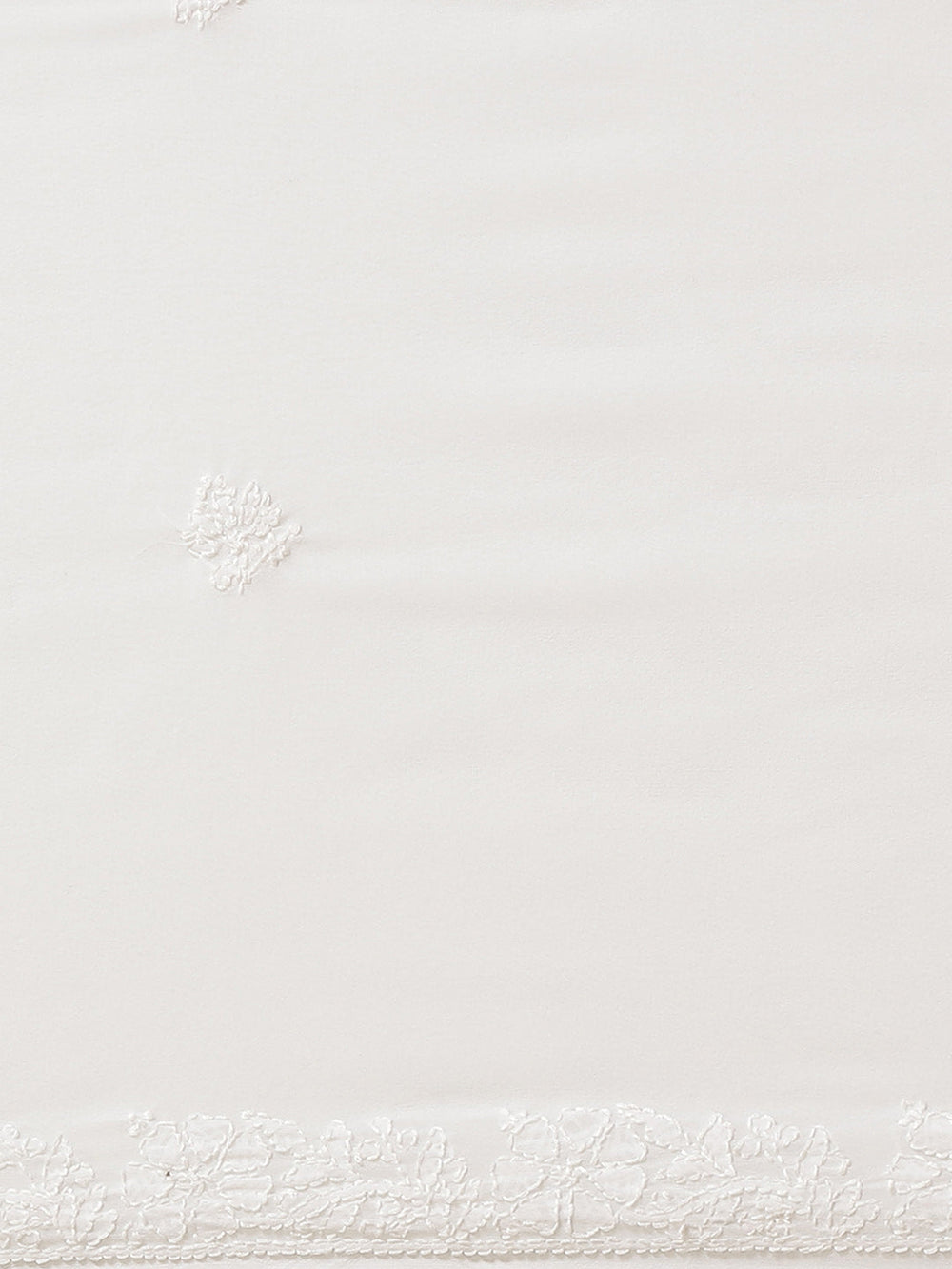 White-Georgette-Hand-Embroidered-Chikankari-Saree