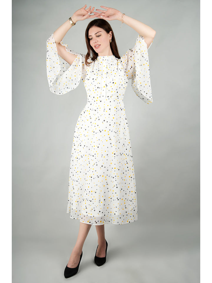 White-Georgette-Sun-Soaked-Polka-Dot-Dress