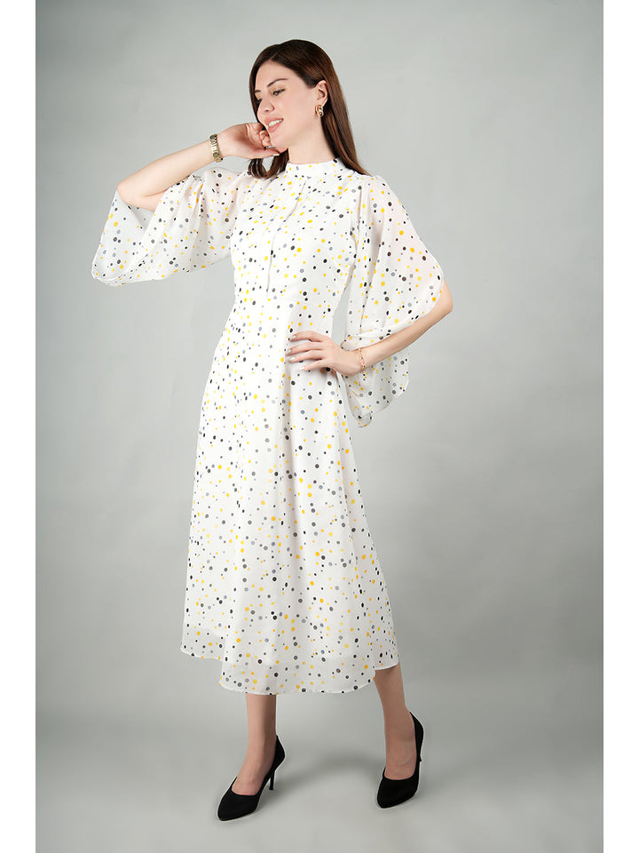 White-Georgette-Sun-Soaked-Polka-Dot-Dress