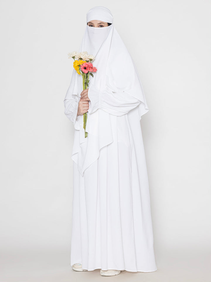 White-Polyester-Front-Pleated-Crickeled-Abaya