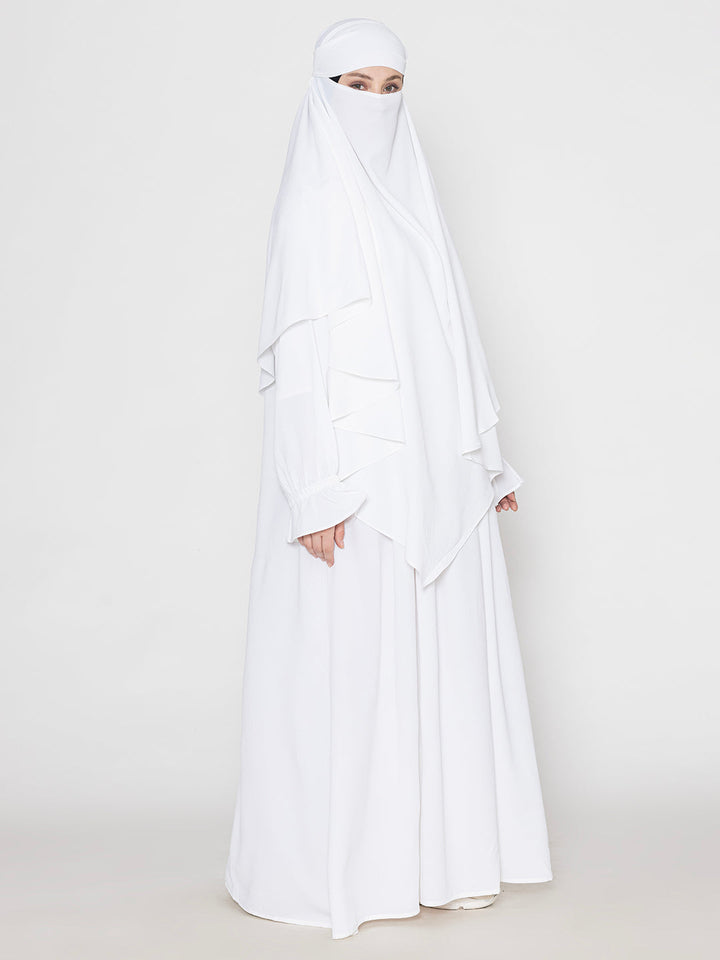 White-Polyester-Front-Pleated-Crickeled-Abaya