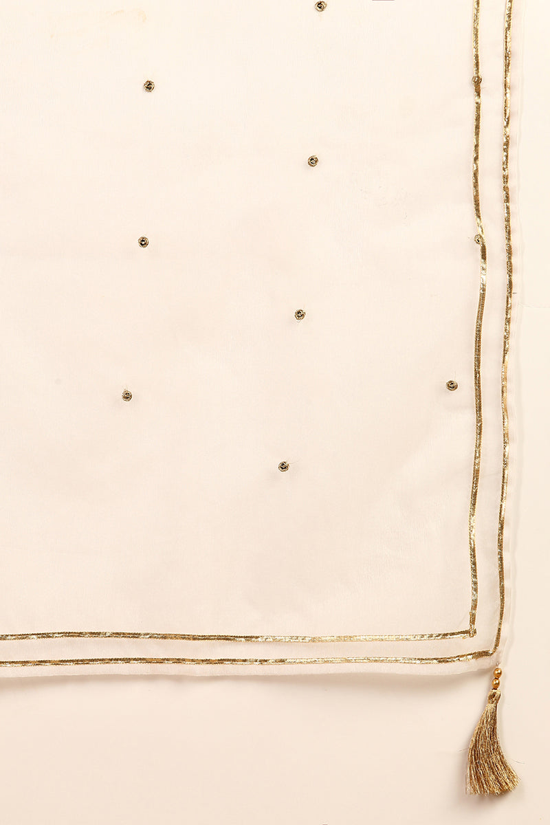 ZERESOUQ-White-Silk-Blend-Solid-Embroidered-A-Line-3-Piece-Kurta-Set