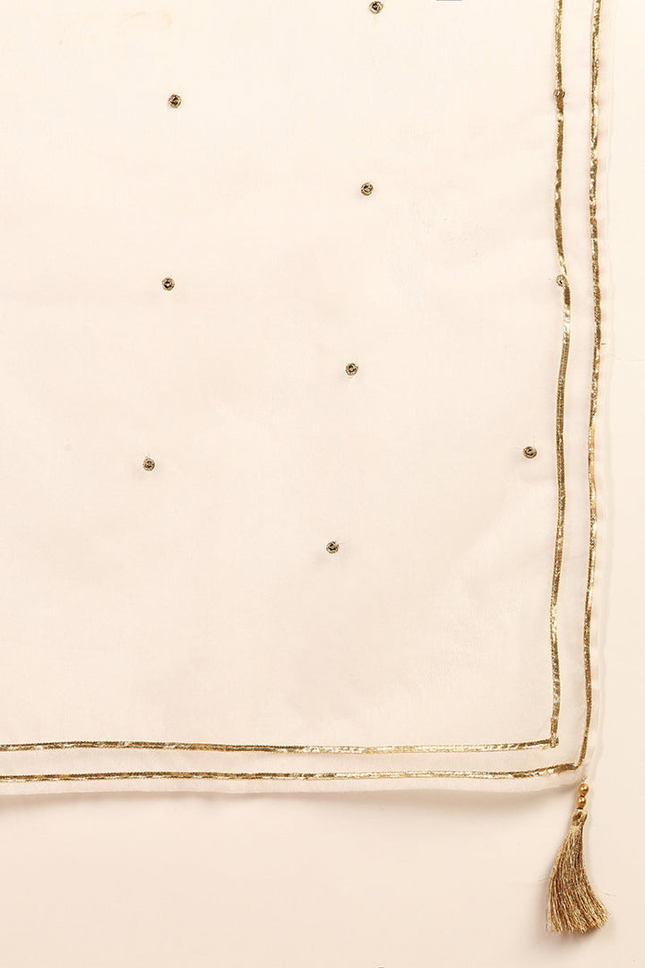 ZERESOUQ-White-Silk-Blend-Solid-Embroidered-A-Line-3-Piece-Kurta-Set