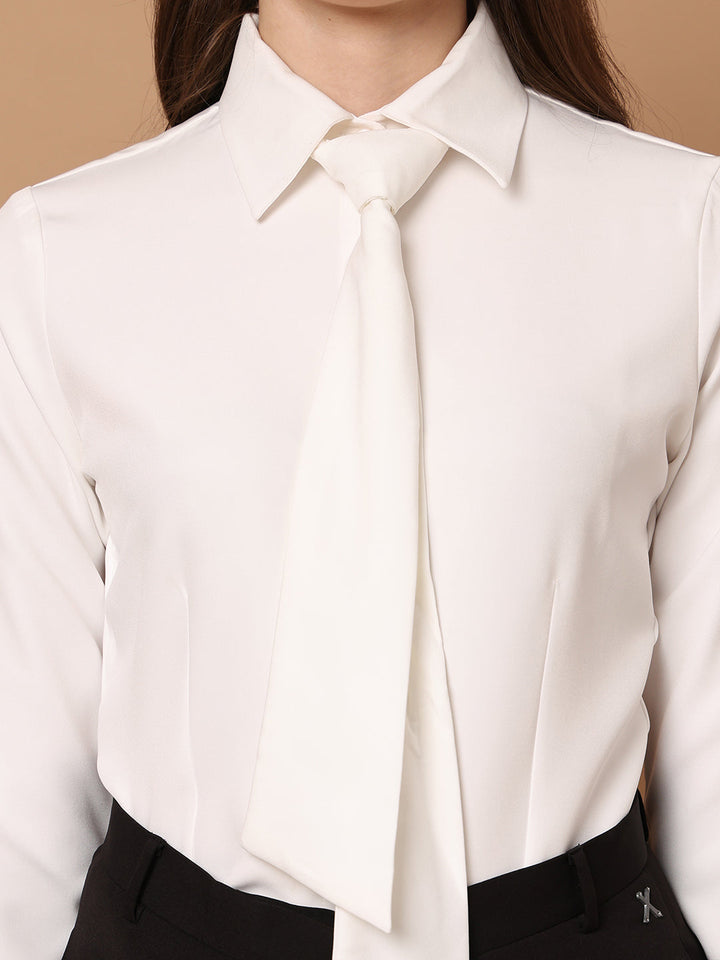 White-Spandex-Feminine-Touch-Tie-Shirt