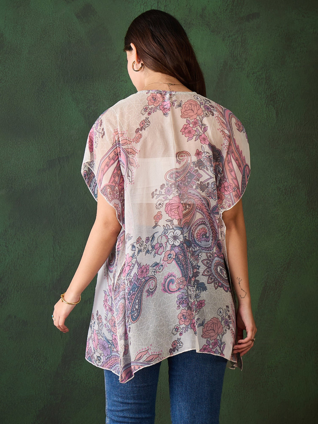 White-&-Purple-Chiffon-Printed-Shrug