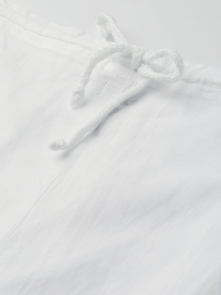 White Cotton 100% Original Chikankari Pant
