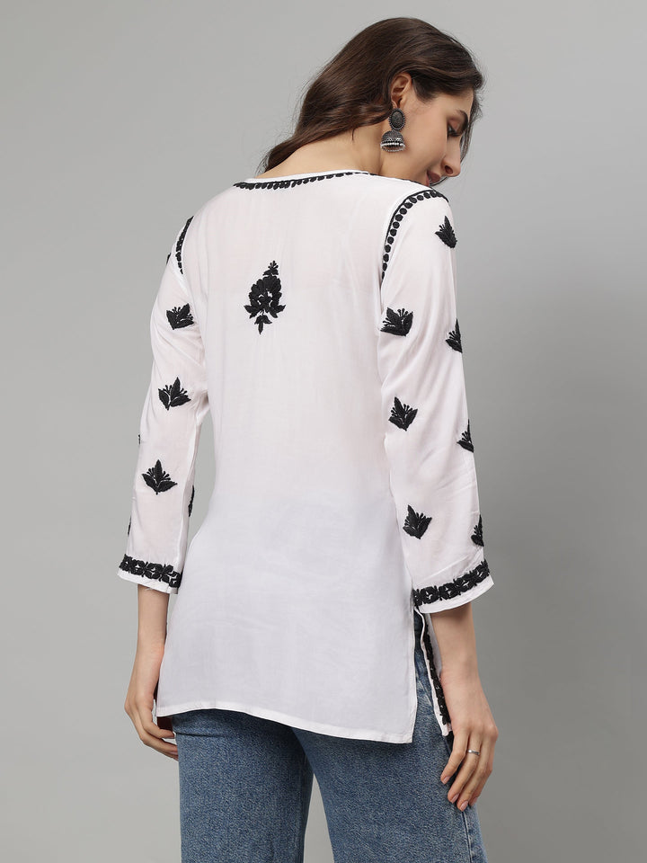 White-Modal-Lucknowi-Chikankari-Tunic-ONLY