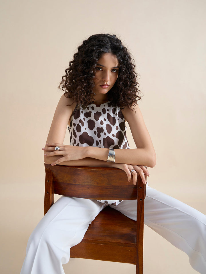 White-Polyester-Brown-Abstract-Print-Suba-Neck-Top