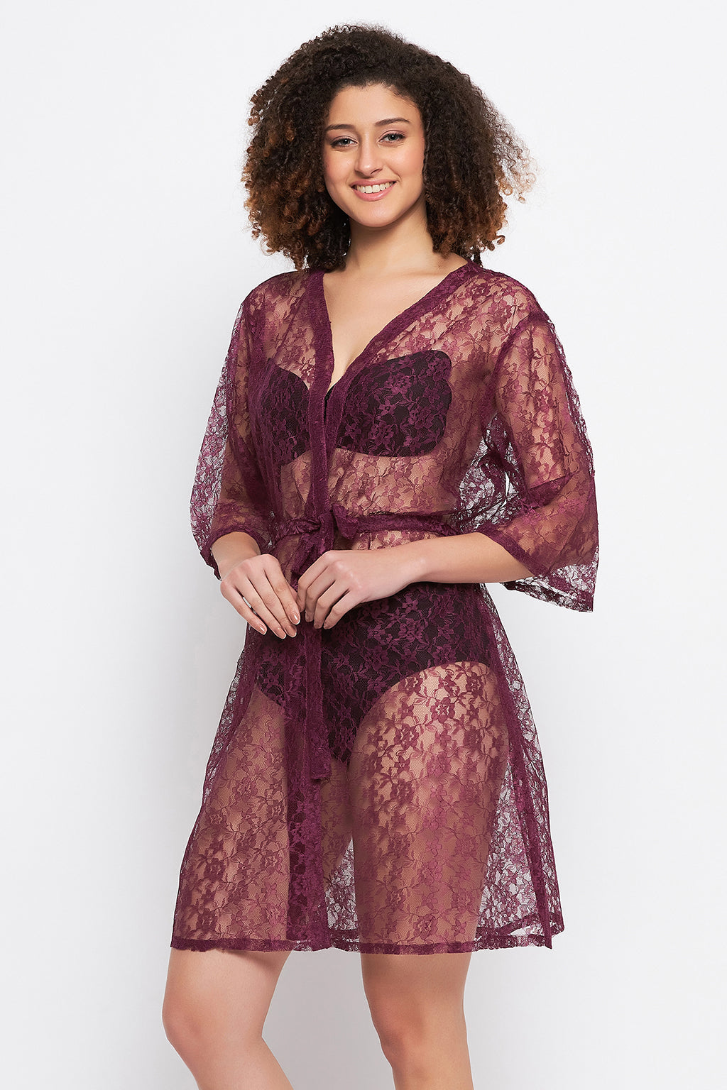 Wine-Lace-Chic-Basic-Sheer-Robe