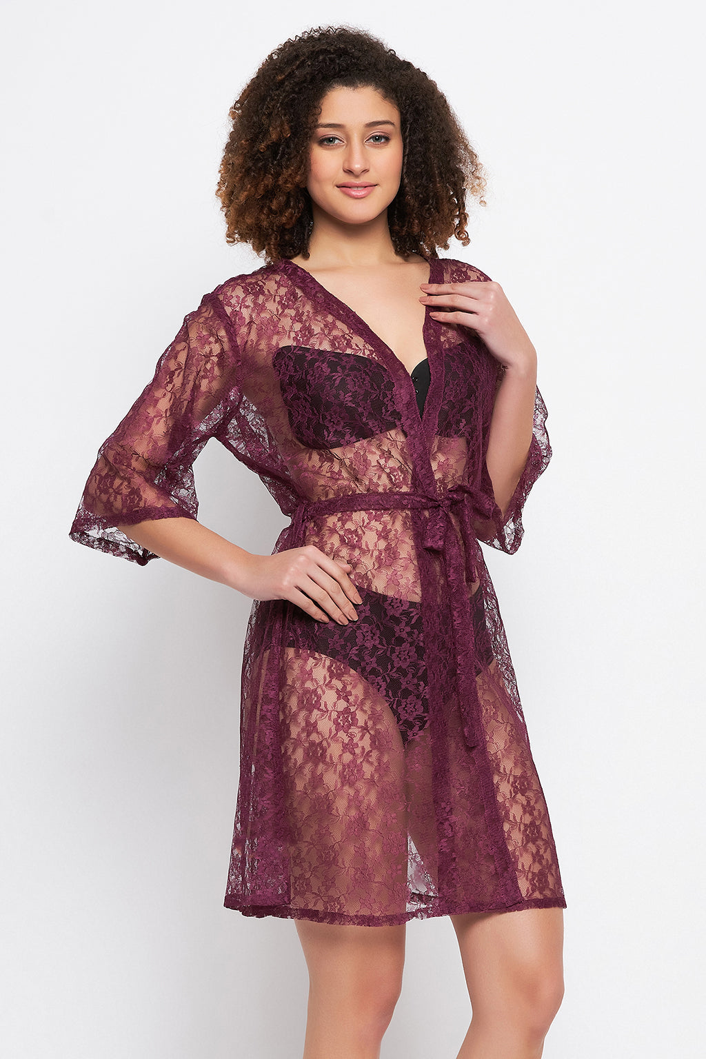 Wine-Lace-Chic-Basic-Sheer-Robe