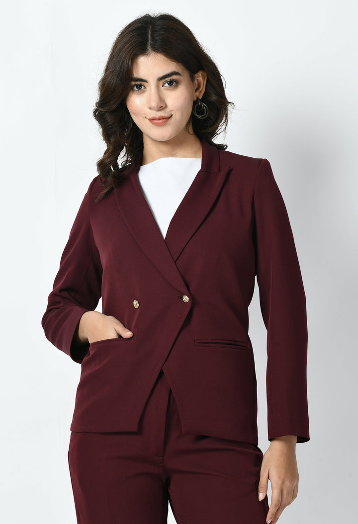 Wine-Vitality-Formal-Blazer-With-Bootcut-Trouser