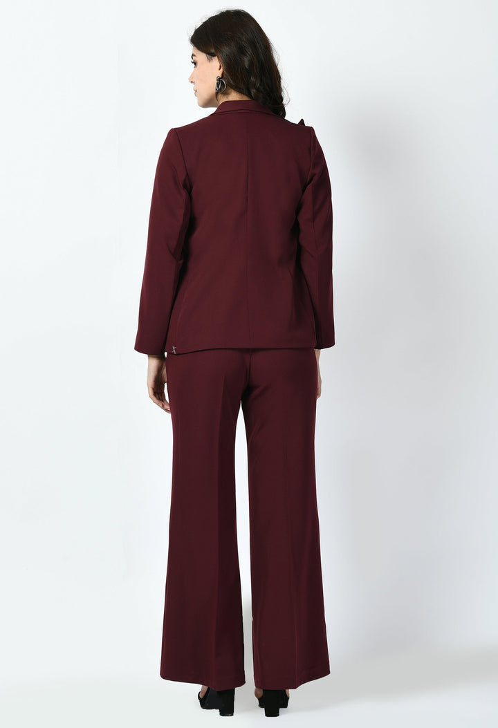 Wine-Vitality-Formal-Blazer-With-Bootcut-Trouser