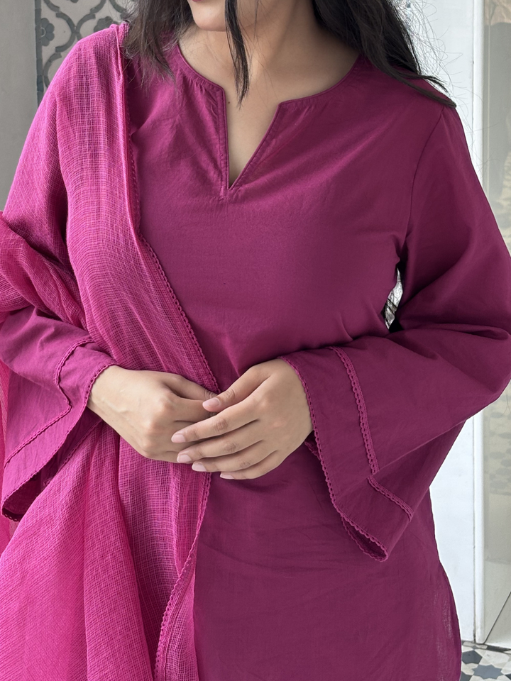 Jamuni Sleeved Farshi Set