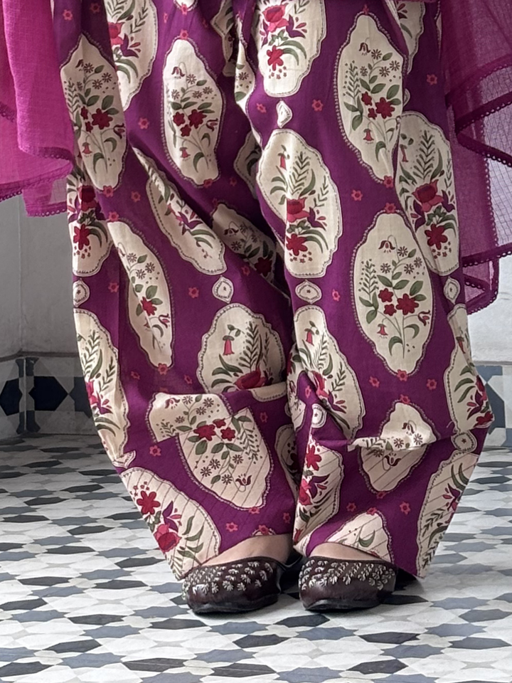 Jamuni Sleeved Farshi Set