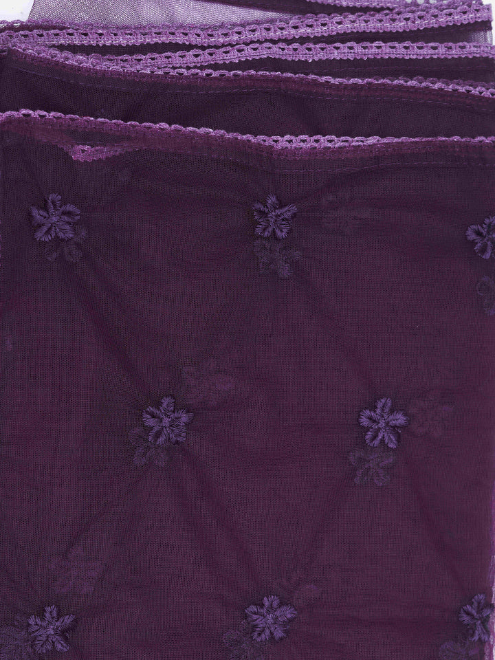 Wine-Silk-Blend-Tonal-Thread-Straight-Cut-Kurta-Set