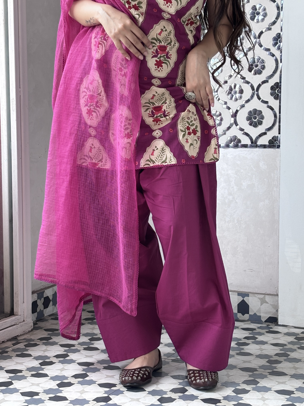 Jamuni Fusion Farshi Set