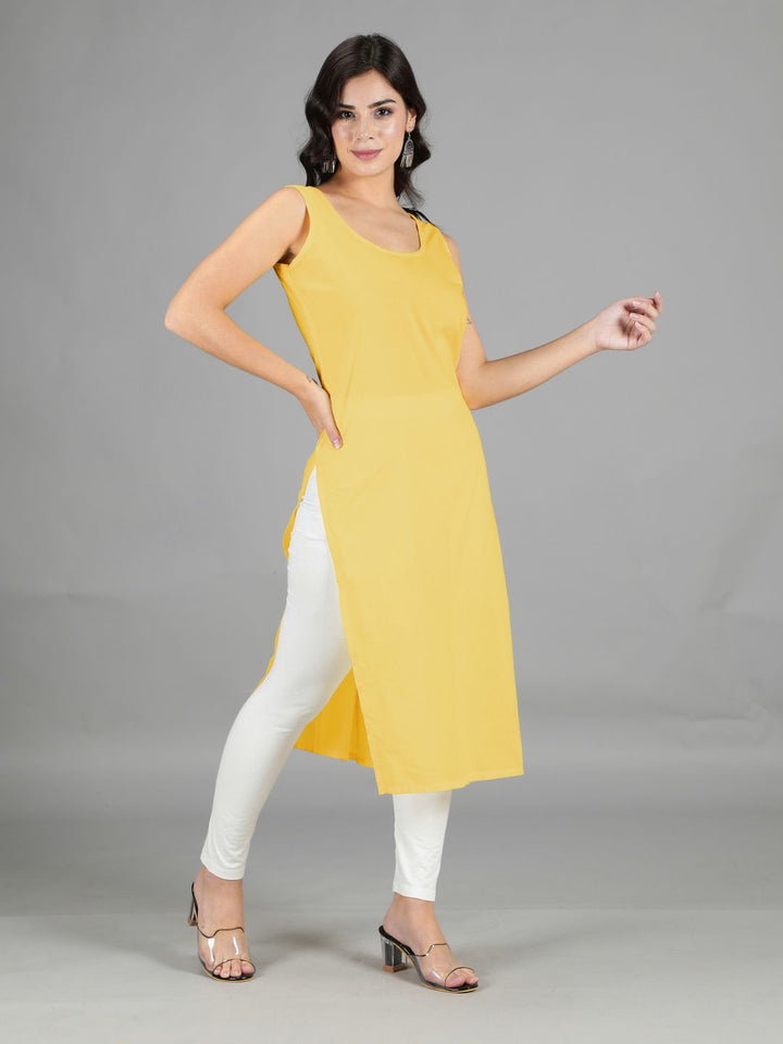 Seva-Chikan-Yellow-Long-Slip-For-Chikankari-Kurta