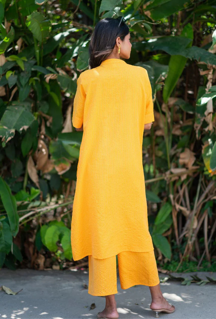 Yellow-Pure-Cotton-Poppy-Kantha-2-Piece-Kurta-Set