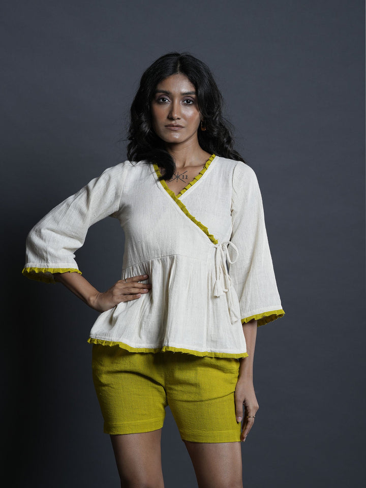 Yellow-Pure-Cotton-Short-Only