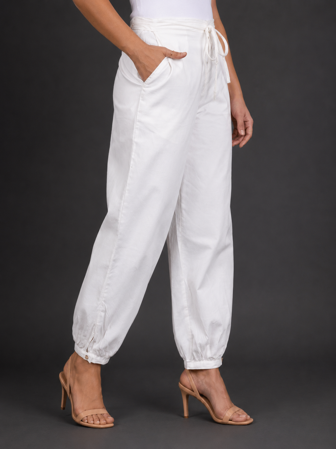 White Salwar Pants