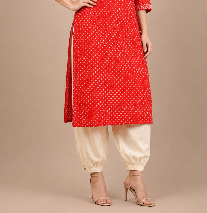 Beige Salwar Pants