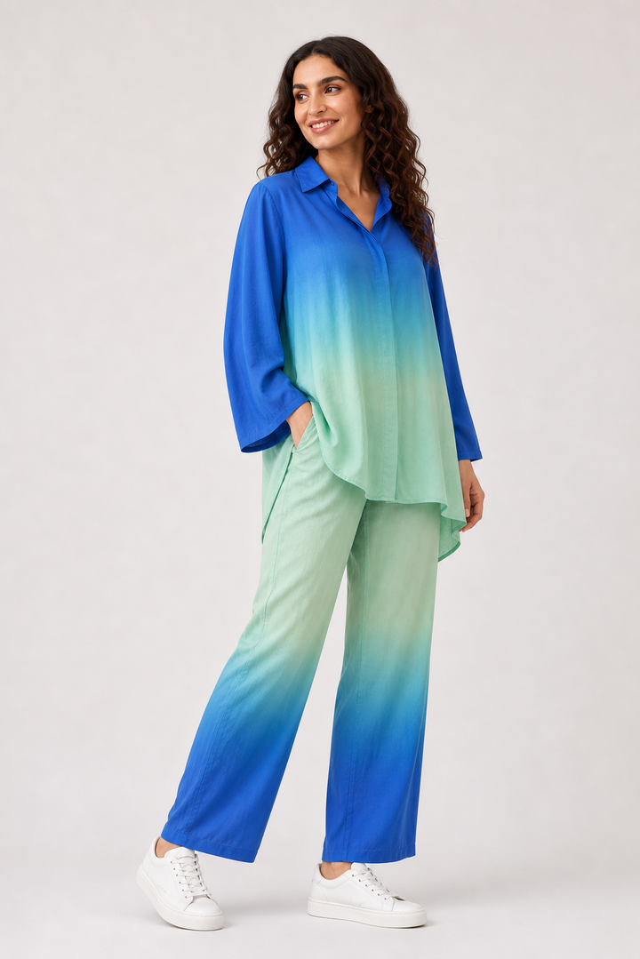 Blue Ombre Coord Set